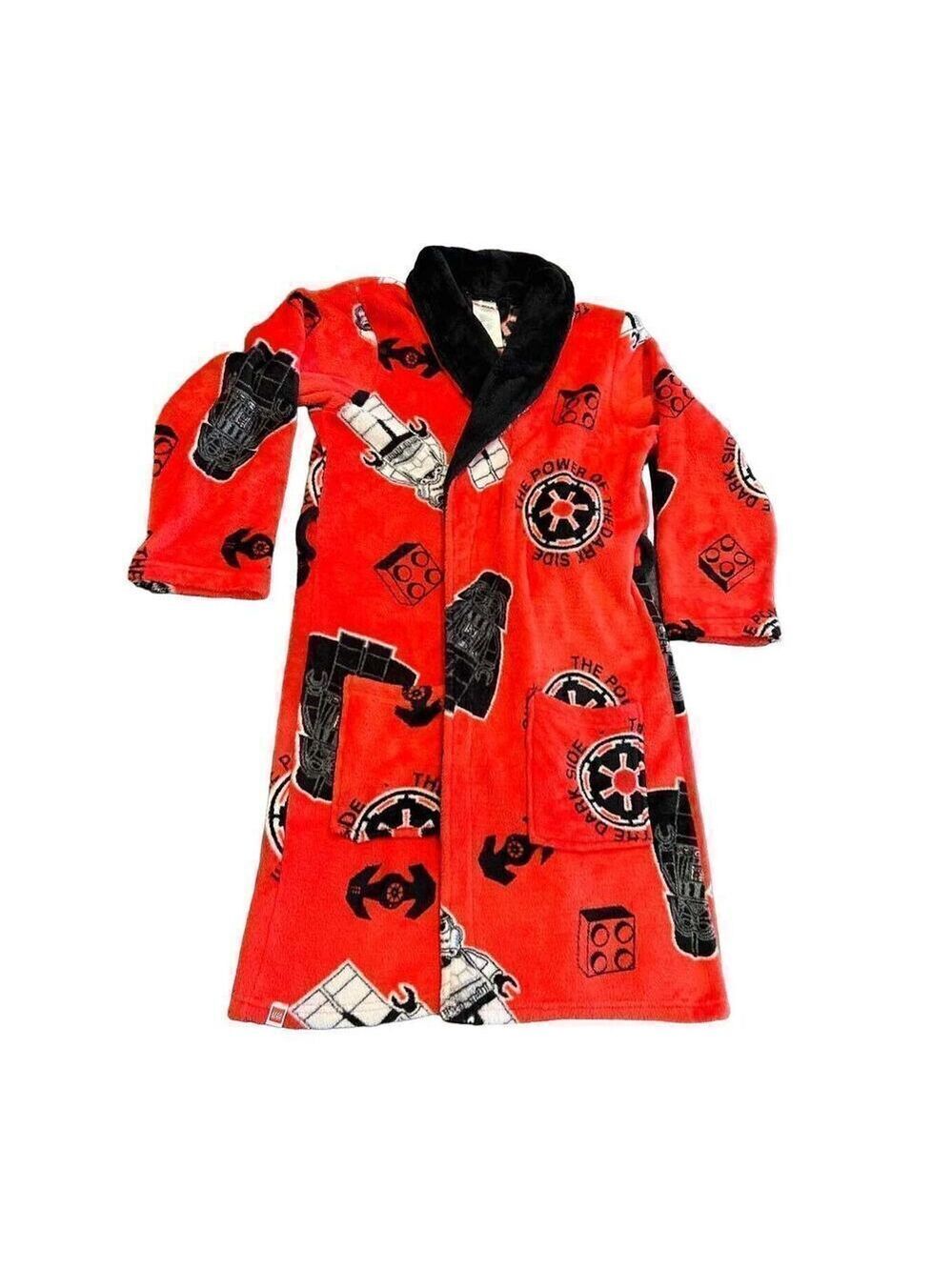 Lego Star Wars Kids Red Fleece Darth Vader Robe Red Sz L
